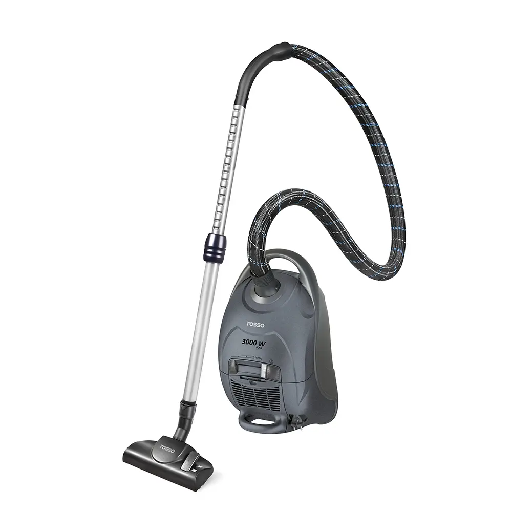 تصویر  جاروبرقی روسو مدل باس (Boss) ۳۰۰۰ وات رنگ نوک مدادی – قدرت مکش فوق‌العاده و طراحی مدرن